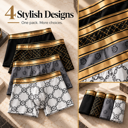 4 stylish designs in one 4-pack