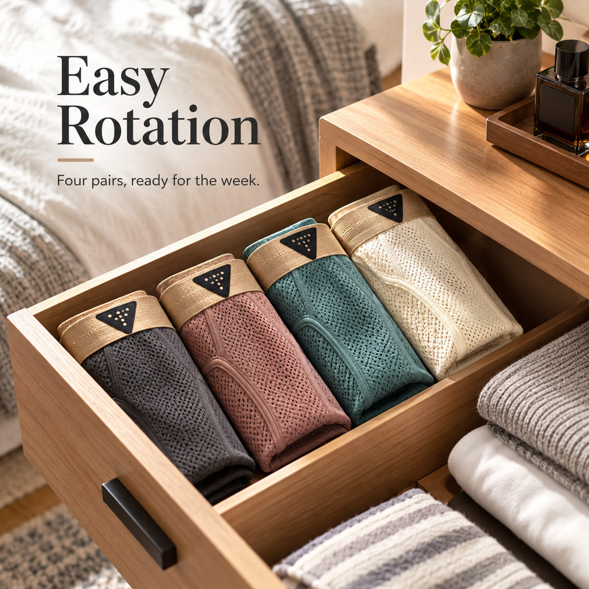 Four-pair everyday rotation