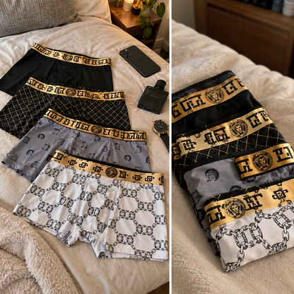 Lifestyle boxer briefs on bed