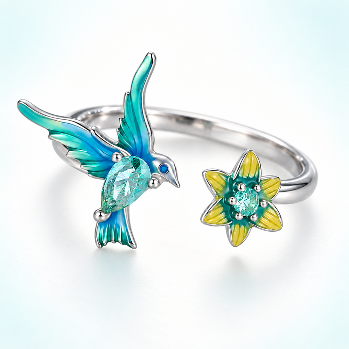 Kingfisher Garden Adjustable Ring