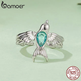 Spring Swallows Adjustable Ring