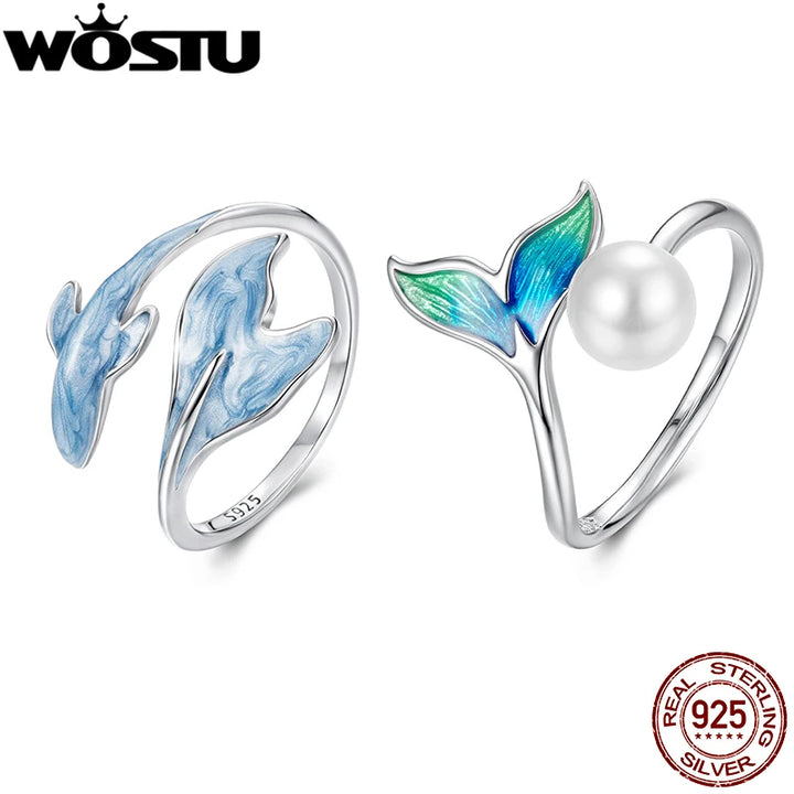 Ocean Whispers Adjustable Ring