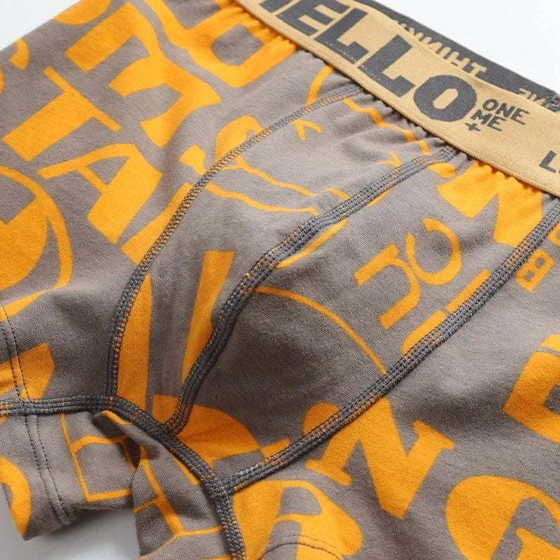 3-Pack Cartoon Print Cotton Boxers