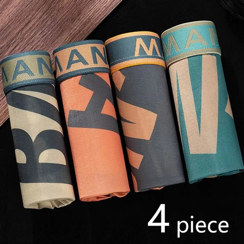 4-Pack Mixed Color Boxer Briefs