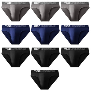 10 Pcs/Lot Men's Briefs Underwear Letter Comfortable Panties Shorts Sexy Boxer Shorts  Gifts for Man Underpants