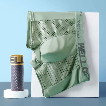 4-Pack Lightweight Ice Silk Boxers