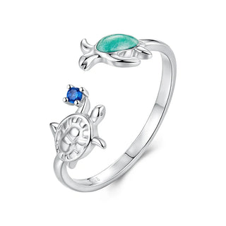 Sea Turtle Adjustable Ring
