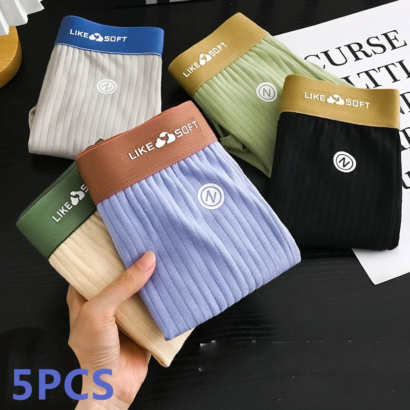 5-Pack Mixed Stripe Boxer Briefs