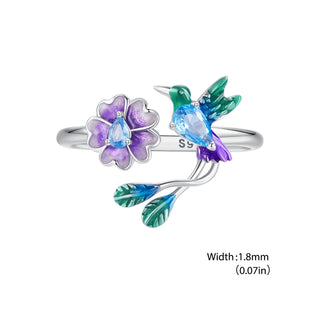 Garden Bird Adjustable Ring