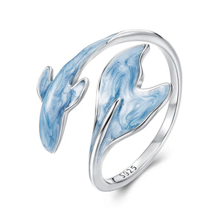 Ocean Whispers Adjustable Ring