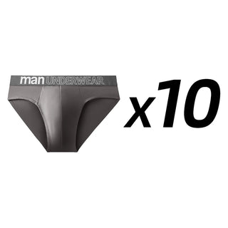 10 Pcs/Lot Men's Briefs Underwear Letter Comfortable Panties Shorts Sexy Boxer Shorts  Gifts for Man Underpants