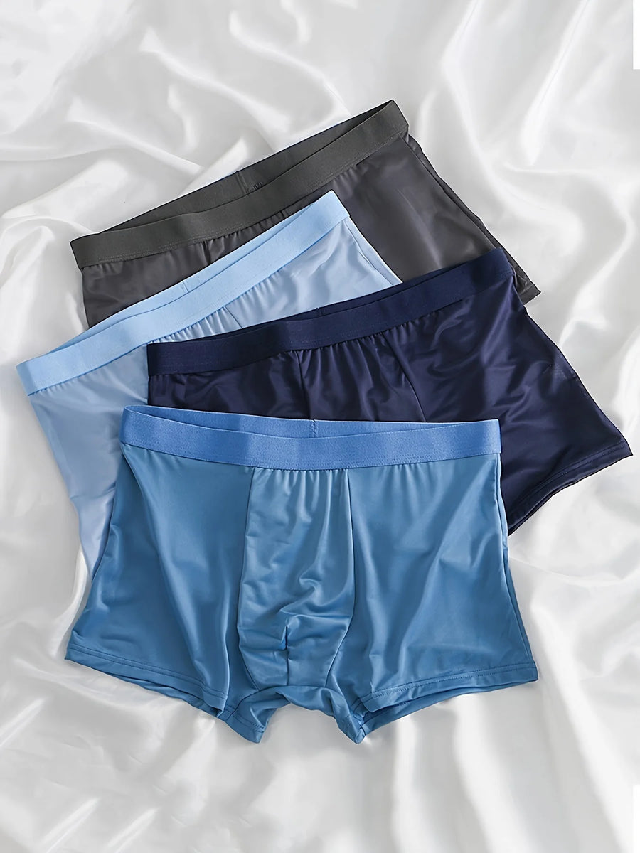 4-Pack Minimal Ice Silk Boxers