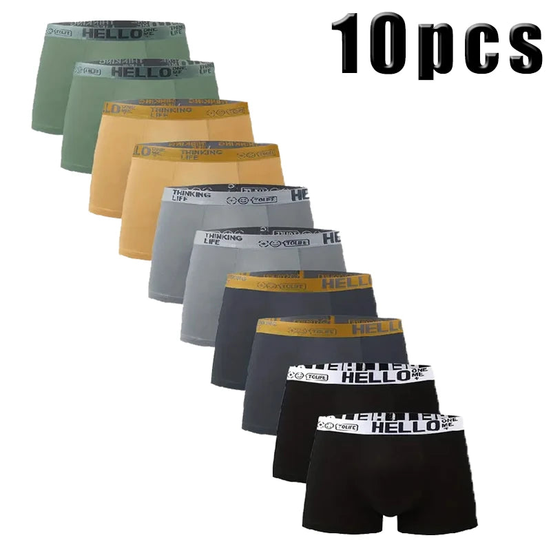 10-Pack Quick-Dry Stretch Boxers