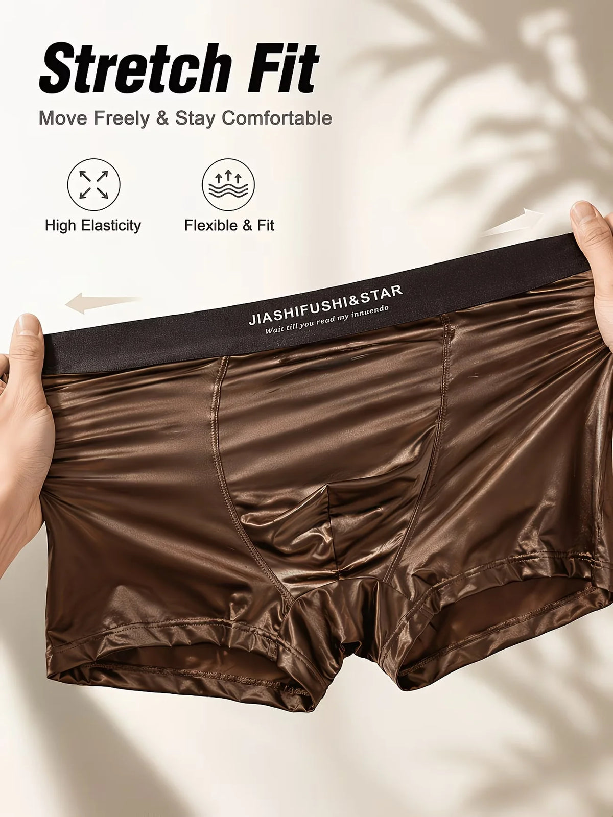10-Pack Smooth Ice Silk Boxers