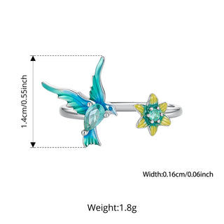 Garden Bird Adjustable Ring
