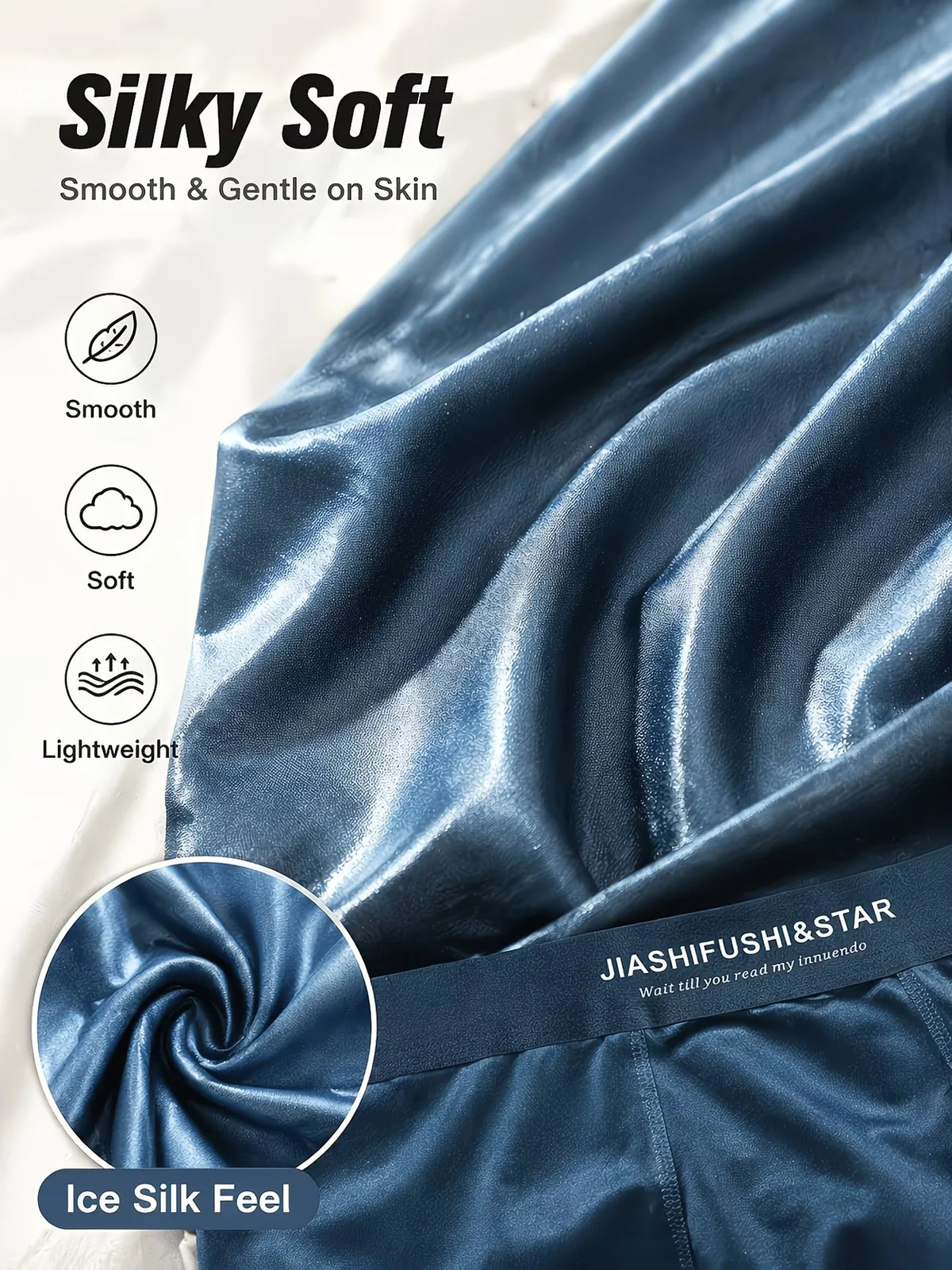 10-Pack Smooth Ice Silk Boxers