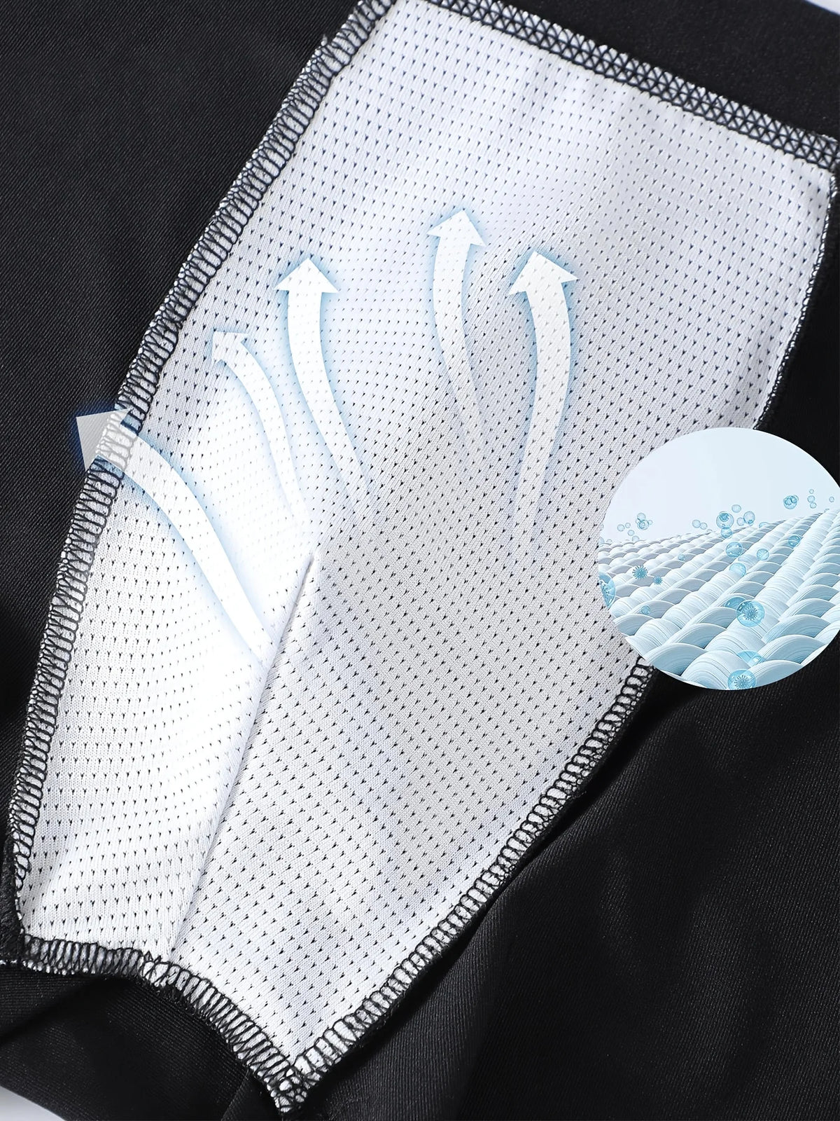 5-Pack Black Gold Waistband Boxers