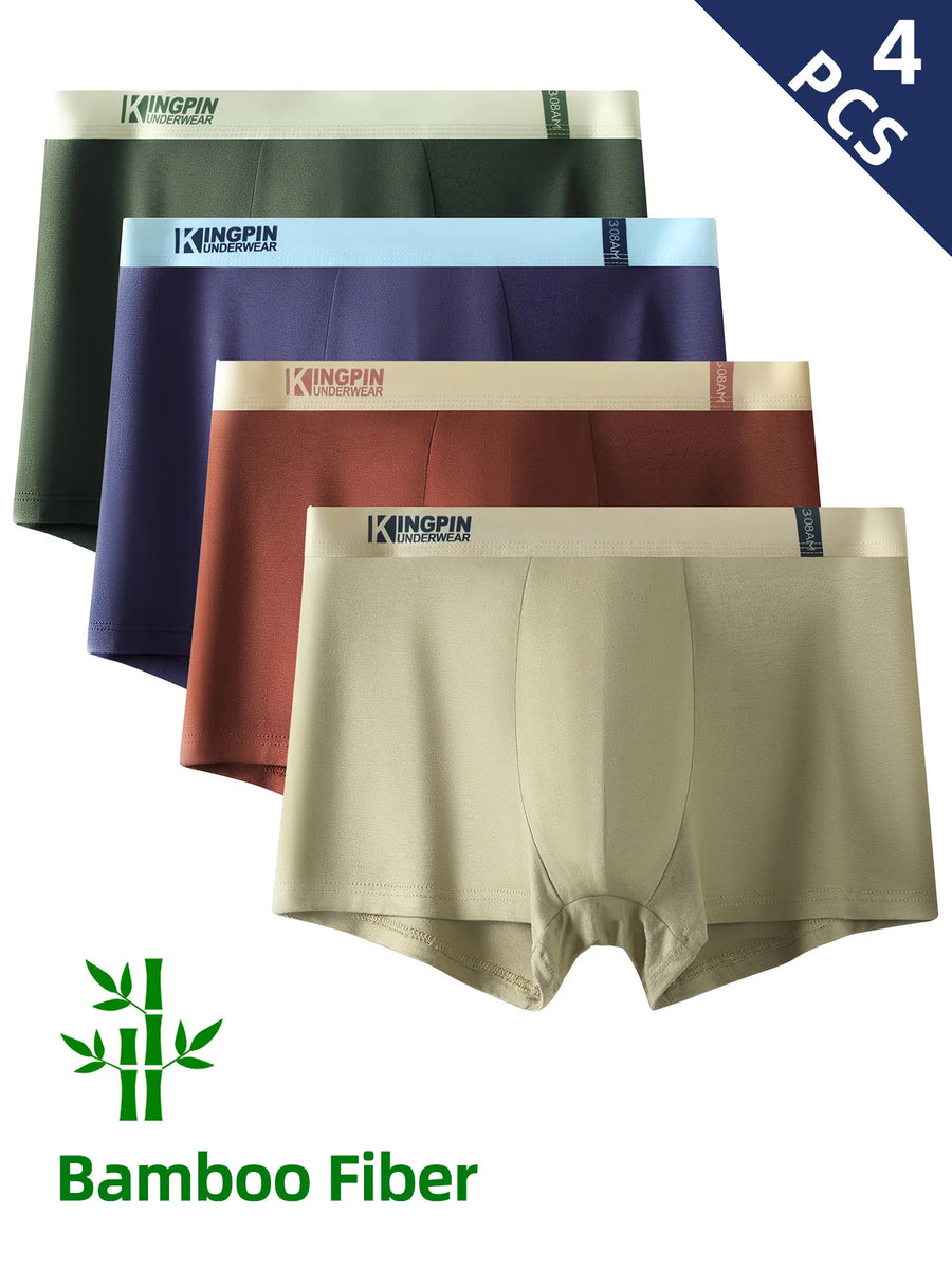 4-Pack Bamboo Comfort Boxers