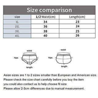 3PCS Men's Simple Line Printed Mid Waist Boxer Briefs Seamless Comfortable Skin Friendly Underwear Fashion Breathable Trunks